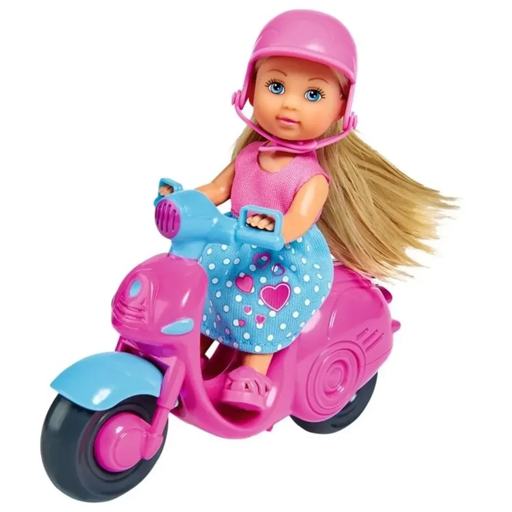Evi Love Scooter Doll Helmet Scooter Playset NEW